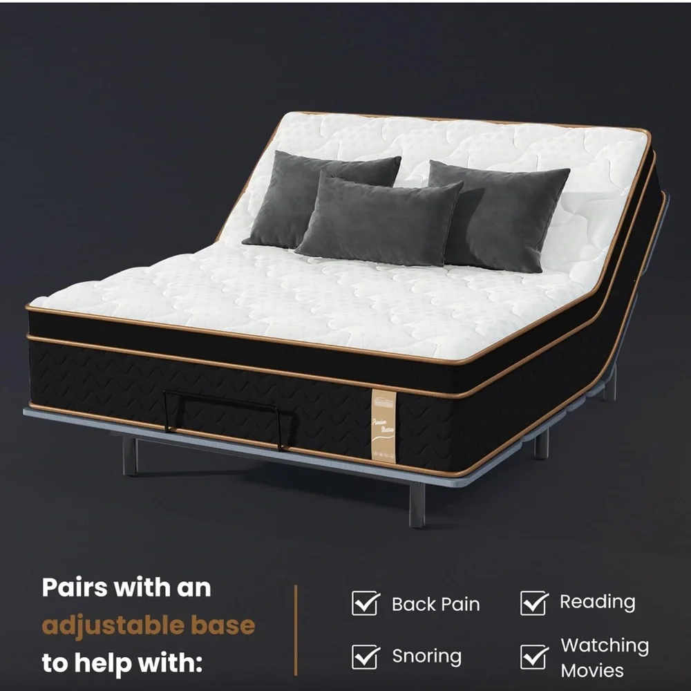 Gray and White Mattress Cover for Luxurious Bedding